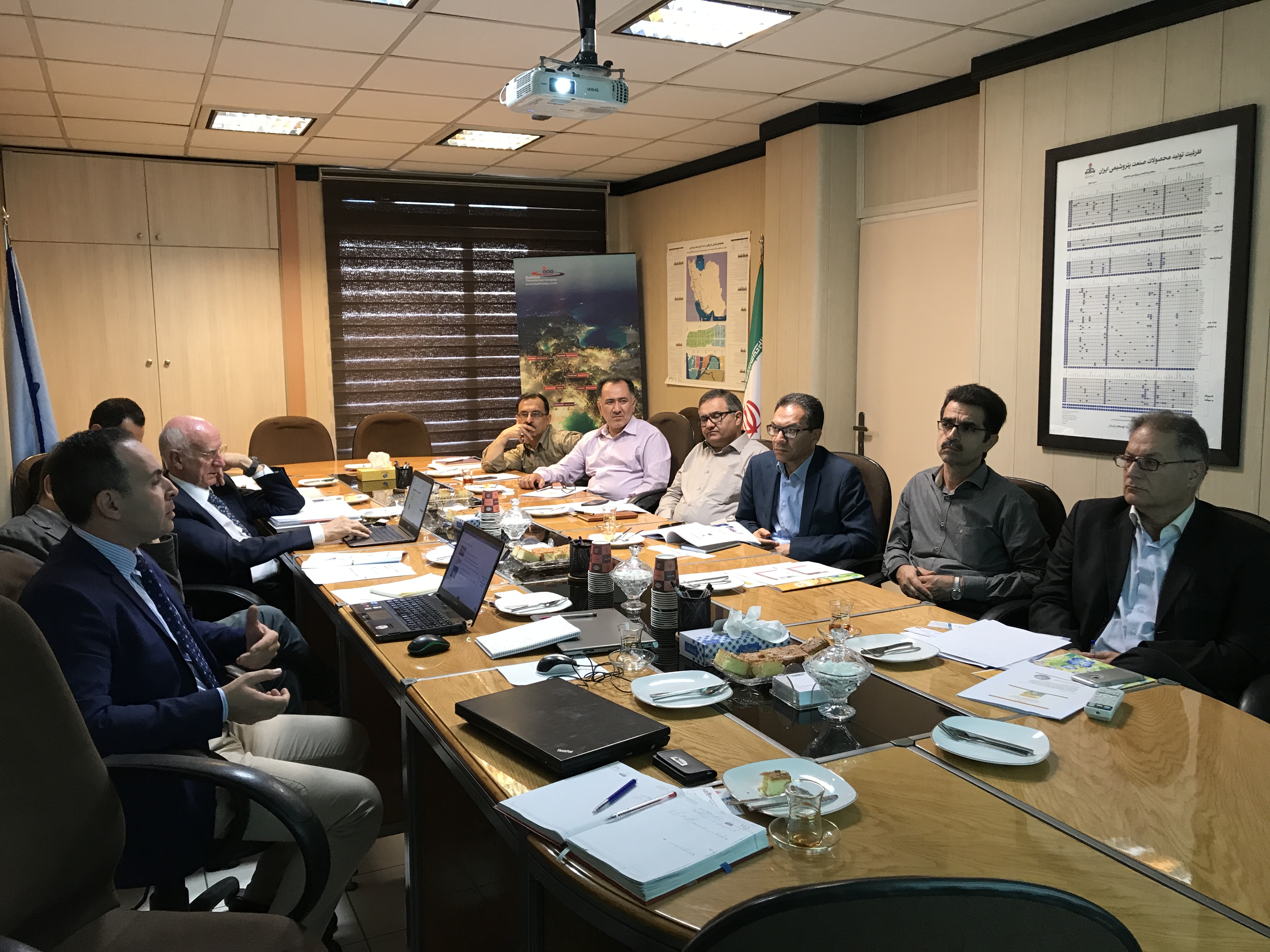 برگزاری جلسات HAZOP در گروه باختر با مشارکت شرکت ICARO ایتالیا